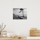 Auto mit Anhänger Poster (Küche)