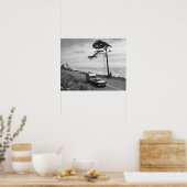 Auto mit Anhänger Poster (Küche)