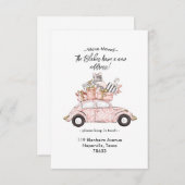 Auto mit Boxen Wir haben die Einladung bewegt (Vorne/Hinten)