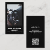Auto mit dem QR-Code für Berufliche Personenkraftw Visitenkarte (Vorne/Hinten)