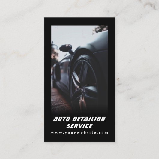 Auto mit dem QR-Code für Berufliche Personenkraftw Visitenkarte (Vorderseite)