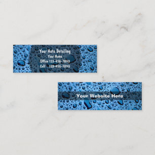 Auto mit detaillierten Visitenkarten Mini Visitenkarte