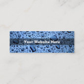 Auto mit detaillierten Visitenkarten Mini Visitenkarte (Rückseite)