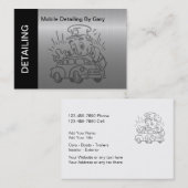 Auto mit detaillierten Visitenkarten Visitenkarte (Vorne/Hinten)