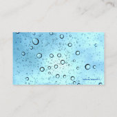 Auto mit detaillierten Visitenkarten Visitenkarte (Rückseite)