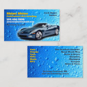 Auto mit Geschäftskarte Visitenkarte (Vorne/Hinten)