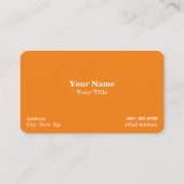 Auto mit Geschäftskarte Visitenkarte (Rückseite)