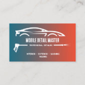 Auto mit individueller QR Visitenkarte (Vorderseite)