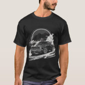 Auto mit Rauchweg T-Shirt (Vorderseite)