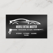 🚿 Auto mit spezieller QR Visitenkarte (Vorderseite)