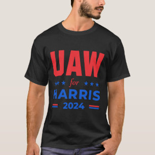 Auto-Mitarbeiter für Harris 2024 Uaw Red Strike Ka T-Shirt
