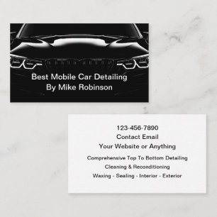 Auto-Mobildetailing Visitenkarte