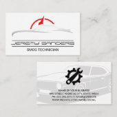 Auto Modern Logo | Dienstleistungen von Personenkr Visitenkarte (Vorne/Hinten)