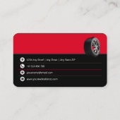 Auto | Modern Visitenkarte (Rückseite)