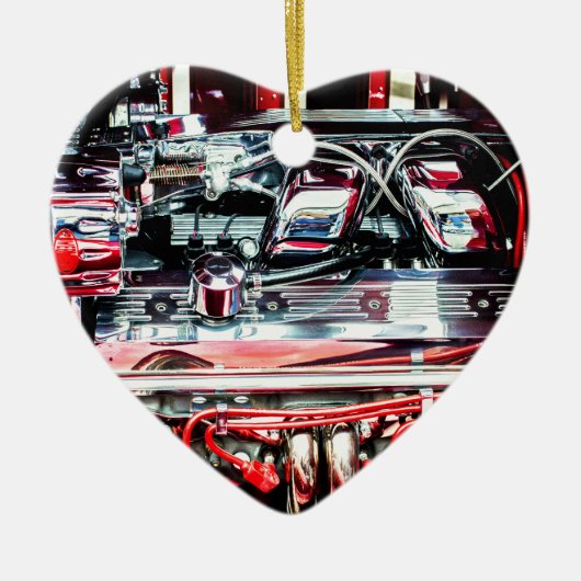 Auto-Motor Keramikornament (Vorne)