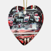 Auto-Motor Keramikornament (Links)