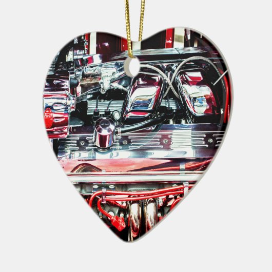 Auto-Motor Keramikornament (Links)