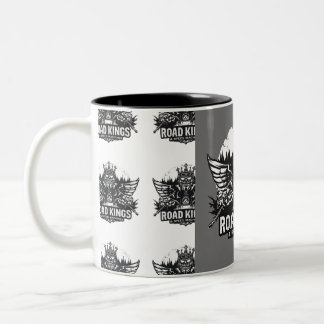 Auto- & Motorrad-Abenteuer-Tasse Zweifarbige Tasse