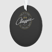 Auto-Motorrad-Geschenk Ornament (Vorderseite)