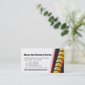 Auto-Motorservice - Tracks Visitenkarte (Stehend Vorderseite)