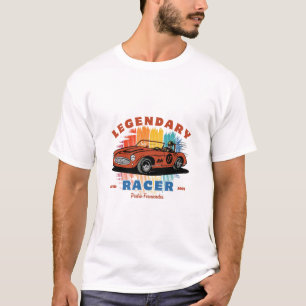 Auto Nachtfahrt Endlose Straßen T-Shirt