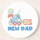 Auto Neu Papa Es ist ein Junge Geschenke Untersetzer (Vorne)