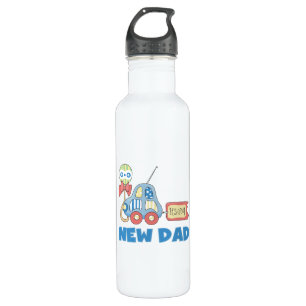 Auto Neu Papa Es ist ein Junge Trinkflasche
