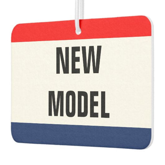 Auto New Model Promo Signage individuell anpassbar Autolufterfrischer (Links)