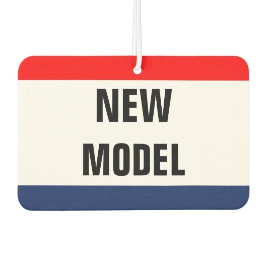 Auto New Model Promo Signage individuell anpassbar Autolufterfrischer (Vorderseite)