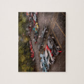 Auto - Oldtimerausstellung Puzzle (Vertikal)