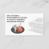 Auto Paint Specialist | Auto Garage Visitenkarte (Rückseite)