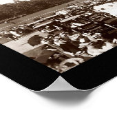 Auto Parade Detroit Foto 1909 Poster (Ecke)