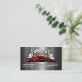 Auto Parts Services | Mechanik Visitenkarte (Stehend Vorderseite)