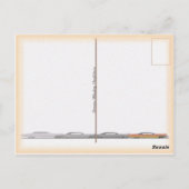 Auto-Polster Postkarte (Rückseite)