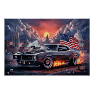 Auto-Poster Flaggen 04 Poster