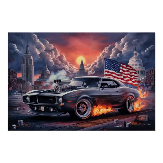 Auto-Poster Flaggen 04 Poster (Vorderseite)