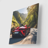 AUTO QUADRATISCHE WANDUHR (Winkel)