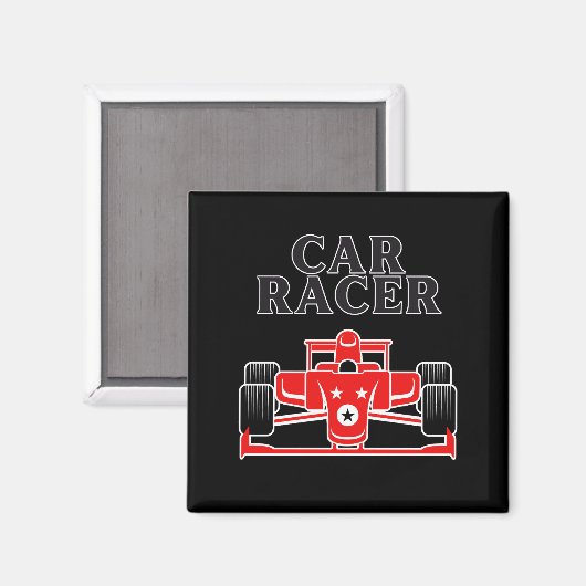Auto-Racer Magnet (Vorderseite/Rückseite)