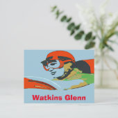 Auto Racer, Watkins Glenn Postkarte (Stehend Vorderseite)