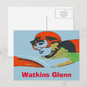 Auto Racer, Watkins Glenn Postkarte (Vorne/Hinten)