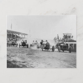 Auto Racing 1925 Postkarte