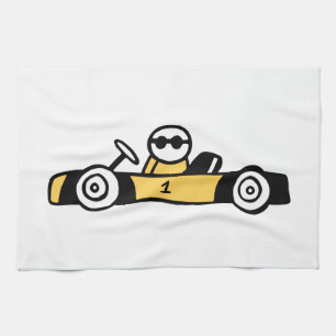 Auto Racing, Autofahren Geschirrtuch