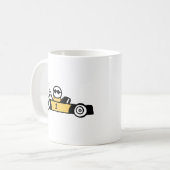 Auto Racing, Autofahren Kaffeetasse (Vorderseite Links)
