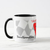 Auto-Racing - Checked Flag Tasse (Links)