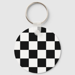 Auto Racing Checkered Checkered Checkered Flag Schlüsselanhänger