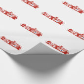 Auto Racing Cool Illustration Geschenkpapier (Ecke)