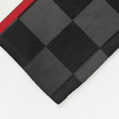 Auto Racing Design Fleece Blanket (Ecke)