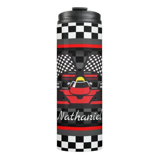 Auto Racing Design Thermal Tumbler Thermosbecher (Vorderseite)