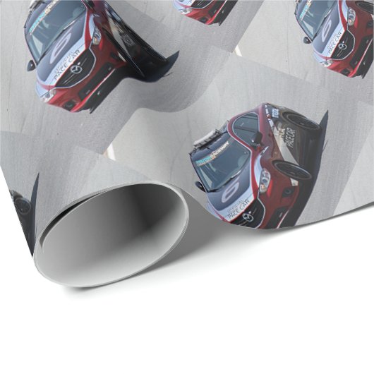 Auto Racing Geschenkpapier (Rolleneckpunkt)