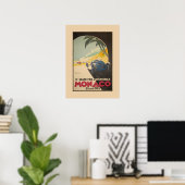 Auto Racing Grand Prix Monaco 1933 Poster (Heimbüro)